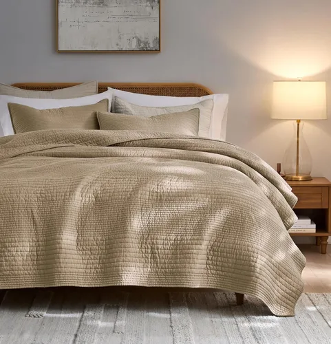 Vista 14 de palassio Juego de ropa de cama de edredón de paisley verde salvia, 100% algodón, tamaño individual, con 1 funda de almohada, bohemio floral ligero