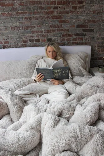 Vista 5 de Byourbed Coma Inducer® - Edredón tamaño King extra grande, el peluche original, color arena blanca