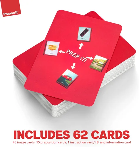 Vista 5 de Prep It - Juego de tarjetas flash en inglés para preposiciones de aprendizaje - Palabras a la vista para actividades de construcción de oraciones