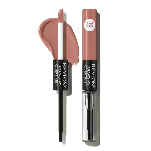 Vista 16 de Revlon Lápiz labial líquido con brillo de labios transparente, colorStay Overtime Lipcolor, relleno de calcetines para mujeres, 005 Infinite