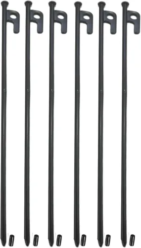 DANCHEL OUTDOOR Portable 16 Inch Tent Stakes 6 Packs