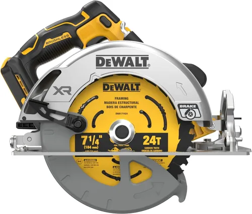 Vista 2 de DEWALT Sierra circular inalámbrica sin escobillas de 20 V MAX XR de 7-1/4 pulgadas, solo herramienta (DCS590B)