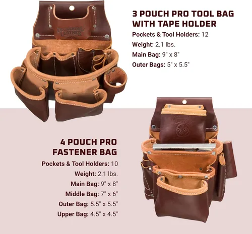 Vista 4 de Occidental Leather Arnés portaherramientas con siete bolsillos