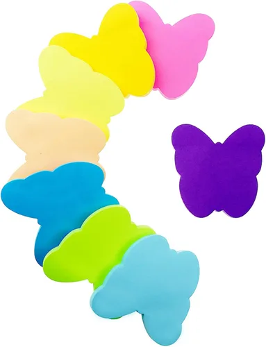 Vista 9 de Notas adhesivas, 560 hojas de 3 x 3 pulgadas, bloc de notas autoadhesivas en forma de tulipán, notas adhesivas de color, almohadillas autoadhesivas