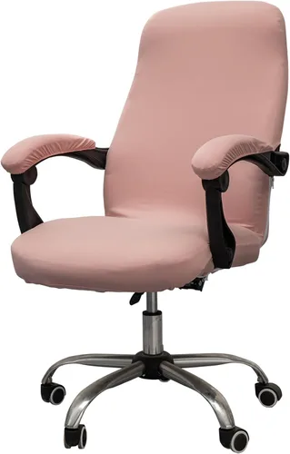 Vista 23 de Melaluxe - Funda elástica universal para silla de oficina, funda para silla de computadora (Tamaño: L) - Azure