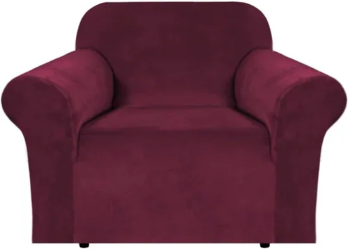 Vista 75 de H.VERSAILTEX Fundas de Sofá de Terciopelo Elástico Fundas de Sofá Grande Fundas de Sofá Protector de Muebles Suave con Fondo Elástico