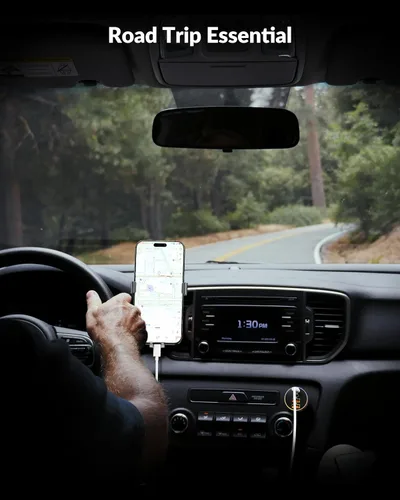 Vista 6 de Cargador de Coche USB C, Cargador de Teléfono de Coche de 4 Puertos 90W de Carga Súper Rápida Accesorios de Cargador de Coche Dual USB-C y USB-A