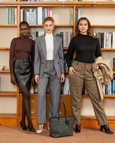 Vista 4 de MANGOPOP - Enterizo de mangas largas y cuello alto falso para mujer