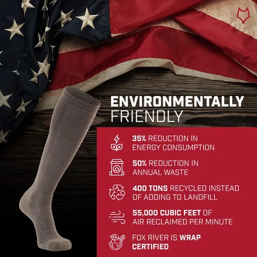 Vista 6 de Fox River - Calcetines para hombre con flujo de aire mejorado y máxima comodidad