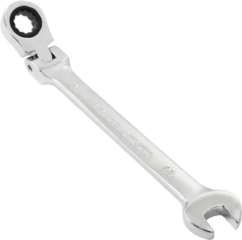 Vista 13 de Piutouyar Llave de trinquete de cabeza flexible de 6mm, llave de trinquete métrica profesional, llave combinada, llave de caja, herramienta