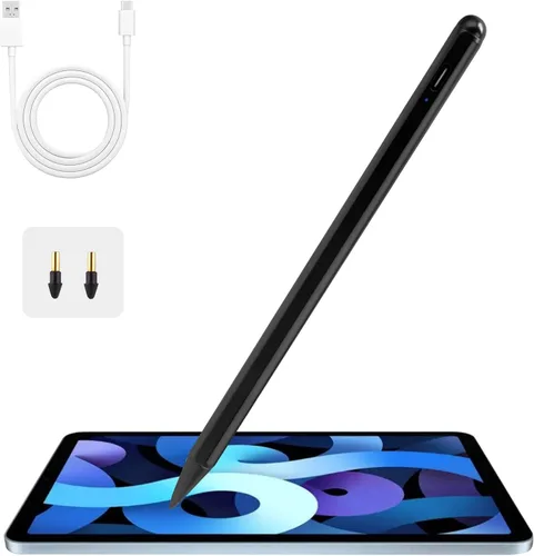 Lápiz para iPad (2018-2024), nuevo lápiz capacitivo de carga rápida y rechazo de palma para iPad Pro M4 2024, iPad Air M2 2024, iPad Pro 11/12.9