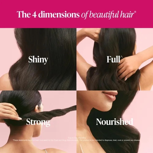 Vista 3 de Viviscal Suplementos de ciclo de crecimiento del cabello 4D para mujeres para cabello completo, fuerte y saludable; fabricado con queratina