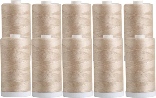 Vista 7 de Connecting Threads Juego de hilos 100% algodón - Carretes de 1200 yardas (juego de 10 - Bejeweled)