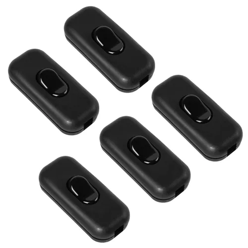 Vista 10 de Venforze Interruptor de Cable en Línea Encendido/Apagado Interruptor de Electrodoméstico de Control de Lámpara AC120V 10A, 250V 6A Adecuado