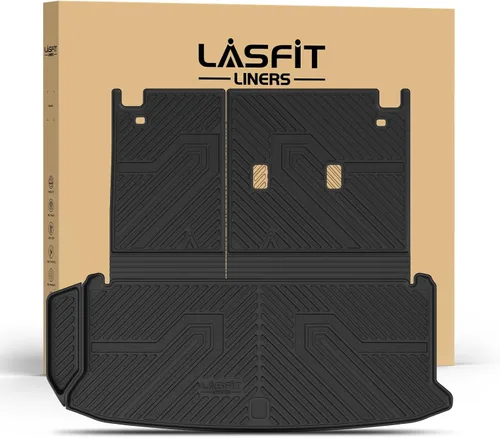 Vista 13 de LASFIT - Tapetes hechos a la medida para tu vehículo específico, de elastómero termoplástico, duraderos, revestimiento protector para todo clima