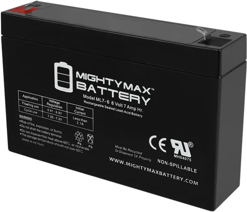 Mighty Max Battery Batería de repuesto SLA de 6V 7Ah para Enduring 3FM7