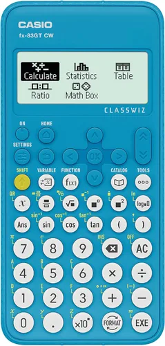 Casio fx-83GTCW Calculadora científica azul
