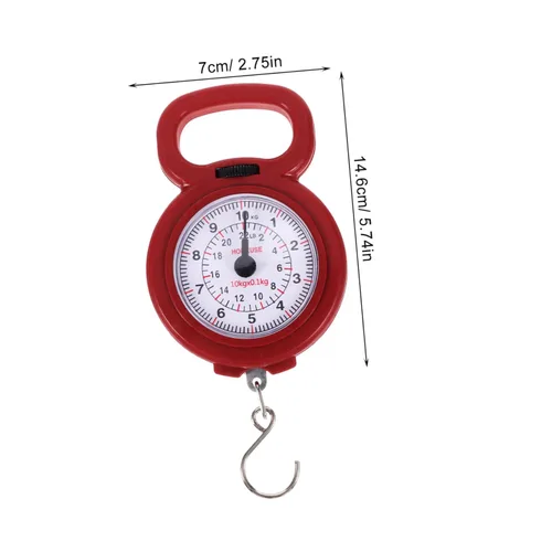 Vista 2 de Báscula de mano para colgar, báscula de pesca industrial, báscula digital electrónica para colgar para granja, caza, pesca, equipaje al aire libre