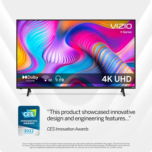 Vista 13 de VIZIO Smart TV 4K LED HDR serie V de 43 pulgadas con Dolby Vision, WiFi 6E, compatible con auriculares Bluetooth, compatibilidad con AMD FreeSync