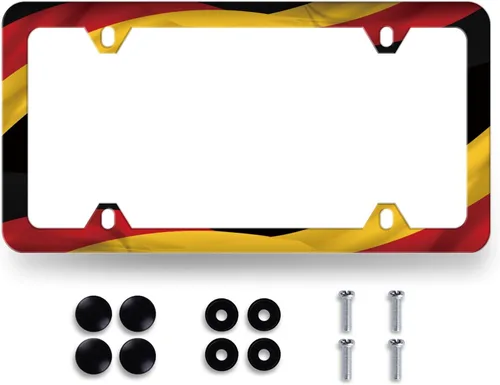 Vista 21 de American Ass - Marco de matrícula con texto divertido, soporte para placa de matrícula de acero inoxidable, personaliza la decoración de la placa