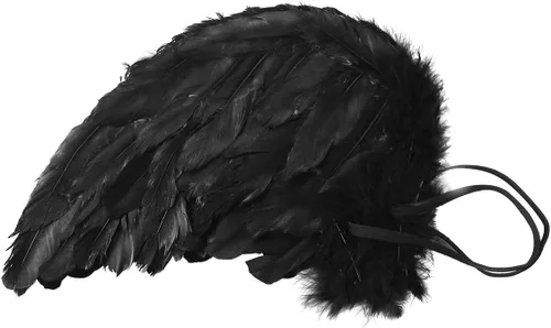 Vista 5 de Disfraces de fiesta de Halloween, disfraz de ángel, fácil de poner y ajustar, alas de ángel de plumas para mujer