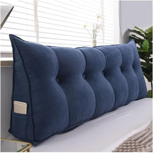 Almohadas de cuña para cabecero + almohada de cuña para descansar y leer, cojín triangular súper suave, soporte de posicionamiento, almohadas largas