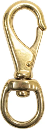 Vista 8 de Scuba Choice Clip de gancho giratorio de latón de 4.4 pulgadas #3, apertura de 0.524 in