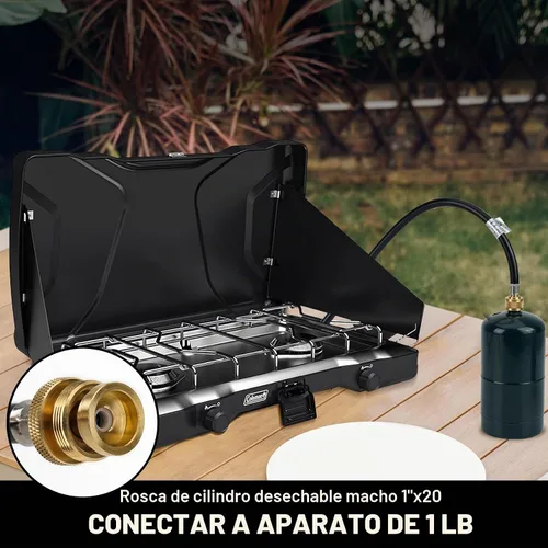 Vista 5 de onlyfire Manguera de extensión de propano de 5 pies para montaje de poste