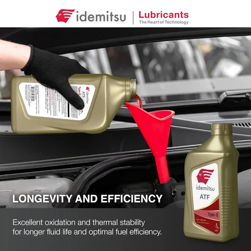 Vista 6 de Idemitsu 30040101-75000C020 ATF Tipo S Fluido de transmisión automática (Matic J, Matic D) - 1 cuarto de galón