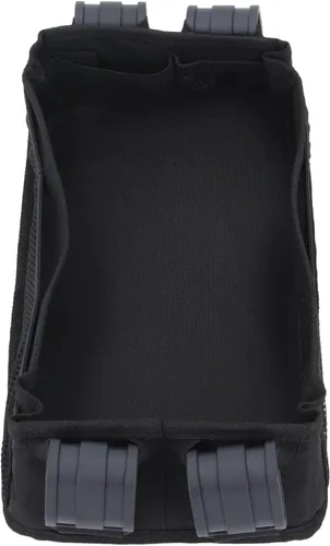 Vista 2 de Fdit Wagon Stroller Tray, Multifunctional Snack Plate Accessory for Kids, NonSlip Cup Holders for Easy Installation and Removal (L)