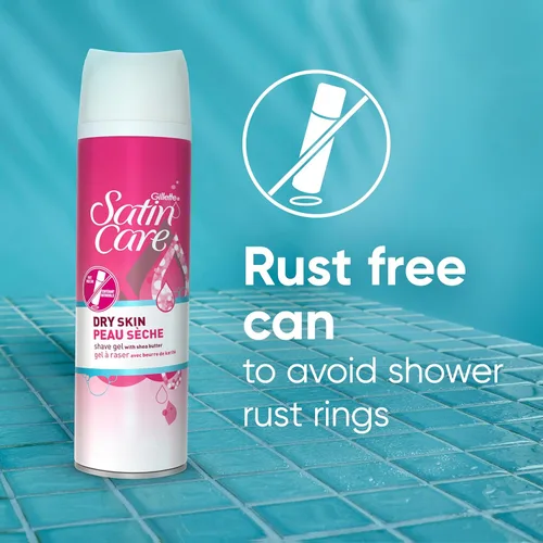 Vista 6 de Gillette Satin Care Shave Gel, Ultra Sensitive, Gel para afeitar, 2 unidades (7onzas cada uno)