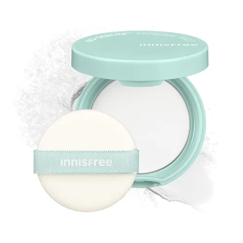 Vista 12 de innisfree Polvo mineral mate sin sebo, polvo de ajuste suelto coreano para desenfoque, control de brillo, sin fragancia