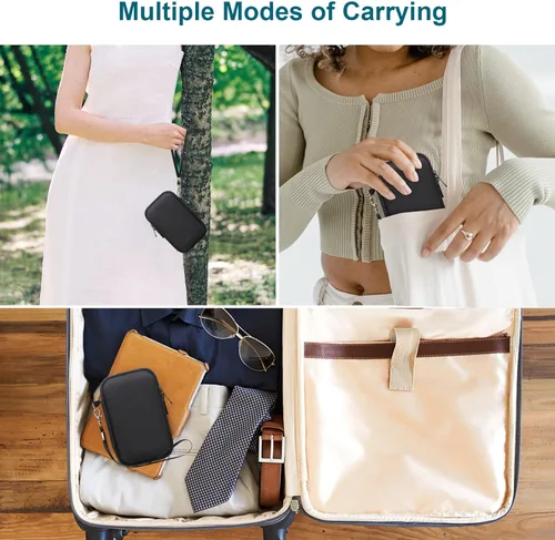 Vista 3 de Canboc Funda para cámara Canon PowerShot G7 X Mark III/G7X Mark II Cámara Digital 4K Vlogging, Bolsa para Cámara de Video 4K Point and Shoot