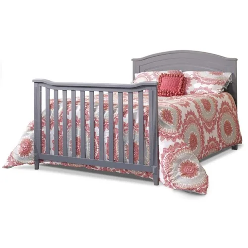Vista 2 de Sorelle Furniture Rieles para niños pequeños y rieles de cama de tamaño completo, kit de conversión de riel de cama y cuna de madera Sorelle