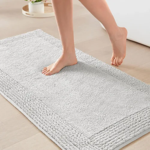 Vista 33 de Madison Park Esplendor - Alfombra reversible 100% algodón copetudo para baño de calidad hotelera de lujo con pelo medio, 3000 GSM, absorbente