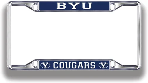 Vista 21 de Marco de matrícula de la NCAA, plateado