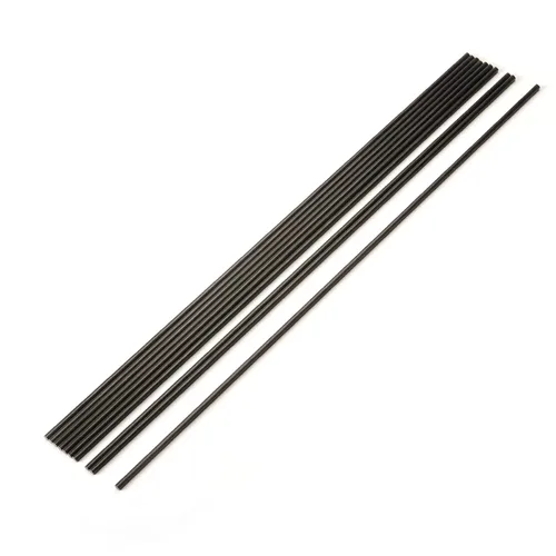 Vista 7 de Heyiarbeit Barra de varilla de fibra de carbono de 0.039 in, postes de soporte para sujetos de bricolaje para avión RC mate poste 15.748 in 15.75