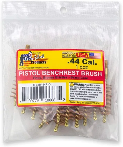 Vista 19 de Pro-Shot Productos 0.236 in/.243 Cal. Rifle Bore Brush Dozen Pack, Latón
