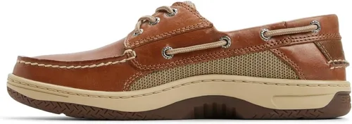 Vista 5 de Sperry Billfish™ - Zapato náutico de cuero de 3 ojales para hombre Negro