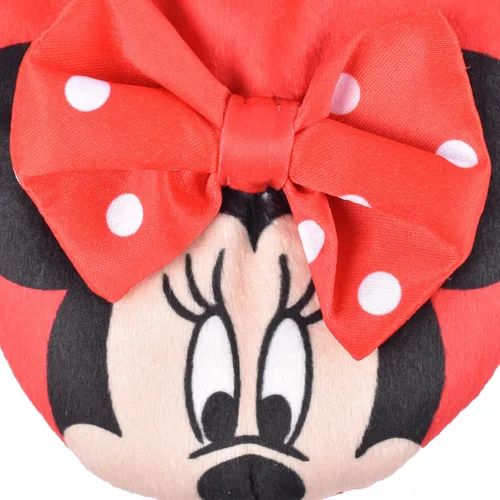 Vista 4 de Minnie Mouse Pantuflas de felpa con pie de pie de felpa para niña