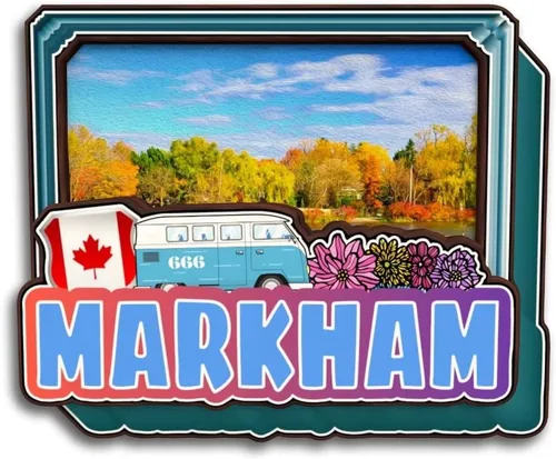 Vista 7 de Kitchener Ontario Canada - Imán para nevera de madera 3D, madera 3D, hecho a mano, recuerdos de la ciudad, imán para nevera, decoración del hogar