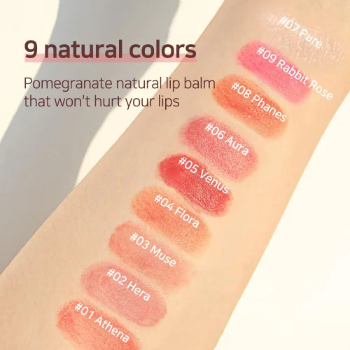 Vista 3 de Lux Triple Lip Cure Balm (0.17 oz) (ATHENA (Red Orange)) 4 millones de unidades vendidas en Corea, bálsamo labial coreano teñido natural, libre