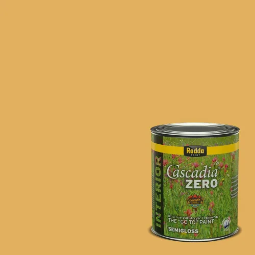 Vista 72 de Rodda Paint CASCADIA ZERO - Pintura e imprimación semibrillante para interiores en uno, cuarto de galón, bizcocho de limón