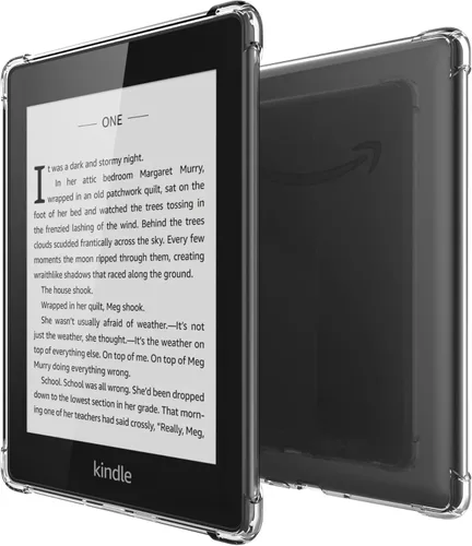 Vista 5 de BOZHUORUI Funda transparente para Kindle Paperwhite anterior a 2018 (5ª/6ª/7ª generación, versión 2012-2017, modelo EY21 y DP75SDI) - Carcasa