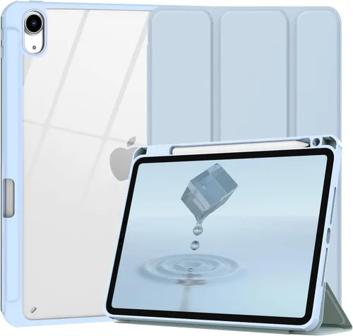 Vista 10 de Funda para iPad Air de 11 pulgadas M3/M2 (2025/2024), iPad Air de 5ª/4ª generación (2022/2020) de 10.9 pulgadas, funda con soporte para lápices