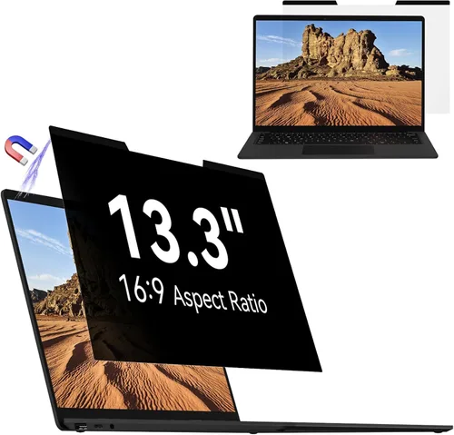 Vista 20 de Mamol Pantalla magnética de privacidad para Surface Pro 7 Plus/7/6/5/4/3 de 12.3 pulgadas, filtro de luz azul antideslumbrante extraíble, protector