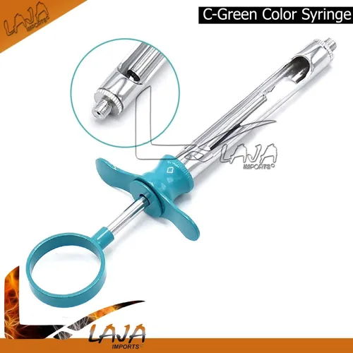 Vista 5 de Jeringa Dental 1.8Ml Set De 7 Instrumentos Dentales De Acero Inoxidable (Mezcla De Colores) Para Uso Educativo