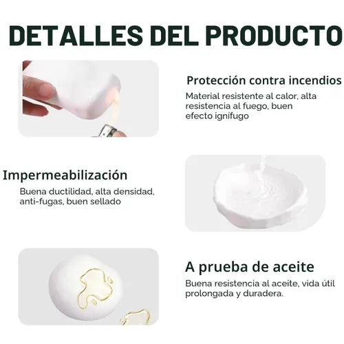 Vista 2 de Masilla selladora impermeable, arcilla selladora de reparación impermeable mejorada 2025, relleno de grietas de cemento, barro de reparación rápida