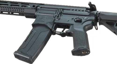 Vista 6 de Zion Arms R15 Mod 1 Long Barrel Airsoft Rifle with Full Programmable ETU