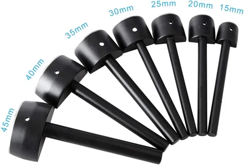 Vista 2 de Herramienta de correa de perforación en forma de arco para manualidades, de cuero, para manualidades, para cinturón, cartera, bolsa de extremo